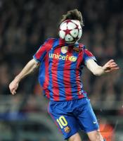 FUSSBALL  International CHL 09/10 :  Lionel Messi (Barca)