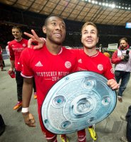 Fussball 1. Bundesliga  Saison 2013/2014: JUBEL FC Bayern Muenchen