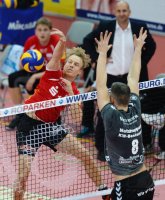 Volleyball 1. Bundesliga  Saison 15/16:  TV Rottenburg -  Netzhoppers KW Bestensee
