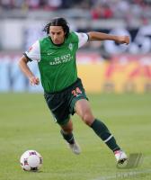 FUSSBALL  1. BUNDESLIGA  09/10  PIZARRO (Werder Bremen)