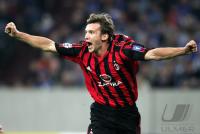 Fussball UCL: Schalke - Mailand, Jubel Mailand n. 1:2