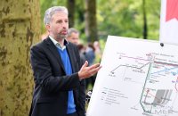 Bundestagswahl 2021 in Tuebingen: Tuebinger Oberbuergermeister Boris Palmer (Die Gruenen)