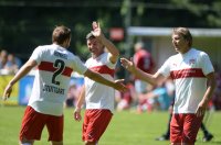 Einlagespiel in Hallwangen, Bezirksauswahl - VfB Stuttgart Traditionself