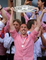 Fussball 1. Bundesliga :  JUBEL Franck Ribery (FC Bayern Muenchen)