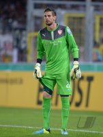 Fussball DFB Pokal 2. Runde 13/14: Torwart Thorsten Kirschbaum (VfB Stuttgart)