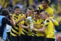 Fussball Bundesliga 14/15 Supercup Finale: JUBEL Borussia Dortmund