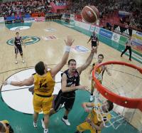 Basketball 1. Bundesliga Walter Tigers Tuebingen  - Bamberg