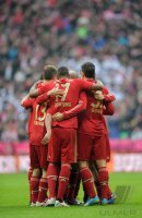 Fussball 1. Bundesliga, Saison 2011/2012:  Teamjubel FC Bayern Muenchen