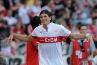 FUSSBALL 1. BUNDESLIGA: JUBEL GOMEZ (VfB Stuttgart)