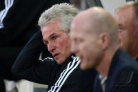 Fussball 1. Bundesliga :  Trainer Jupp Heynckes ,  Sportvorstand Matthias Sammer (v. li., FC Bayern Muenchen)