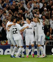 Fussball Champions League  Saison 2010/2011: JUBEL Real Madrid