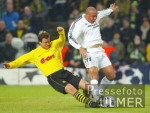 Fussball UCL: Dortmund - Madrid, Zweikampf