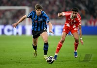 Fussball  Achtelfinal Rueckspiel CHL 25/26: FC Bayern Muenchen - Atalanta Bergamo