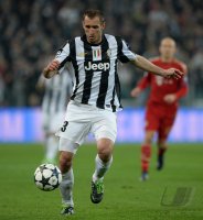 FUSSBALL INTERNATIONAL CHL VIERTELFINALE 12/13: Juventus Turin - FC Bayern Muenchen