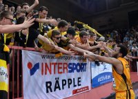 Basketball 1. Bundesliga  13/14  Walter Tigers Tuebingen - New Yorker Phantoms Braunschweig