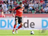 FUSSBALL 1. BUNDESLIGA: Leverkusen, AUGUSTO Einzelaktion