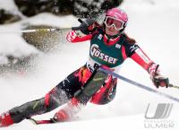 Ski Alpin; Damen Slalom Lienz; Jubel Schild