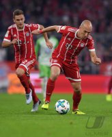 Fussball 1. Bundesliga Saison 17/18: FC Bayern Muenchen - VfL Wolfsburg