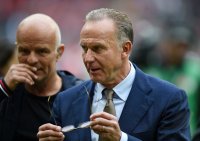 Fussball 1. Bundesliga Saison 14/15: Vorstandsvorsitzender Karl Heinz Rummenigge (FC Bayern Muenchen)