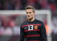 Fussball International CHL Saison 13/14: Torwart Anders Lindegaard (Manchester United FC)