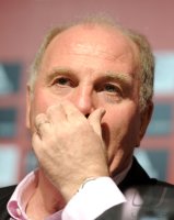 Basketball 1. Bundesliga 2011/2012:  Praesident Uli Hoeness (FC Bayern Muenchen)