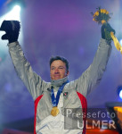 Olympische Winterspiele 2002 Siegerehrung Skialpin Abfahrt Herren