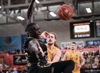 Basketball 1. Bundesliga 23/24: Tigers Tuebingen - Basketball Lšwen Braunschweig