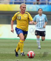FUSSBALL  Olympia 2008   Vorrunde  Frauen   Schweden - Argentinien