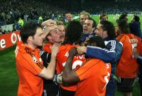 Fussball CHL  Achtelfinale:  JUBEL SCHALKE