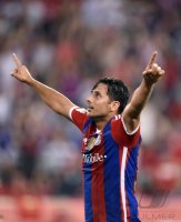 FUSSBALL 1. Bundesliga 14/15 Testspiel: JUBEL Claudio Pizarro (FC Bayern Muenchen)