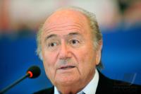Fussball Frauen FIFA U 20  WM  2008      Pressekonferenz FIFA Praesident Joseph S. Blatter