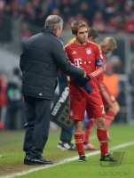 FUSSBALL INTERNATIONAL CHL ACHTELFINALE 12/13: FC Bayern Muenchen - FC Arsenal London