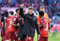 Fussball 1. Bundesliga Saison 21/22: FC Bayern Muenchen -  TSG 1899 Hoffenheim