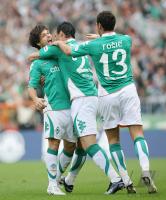 Fussball 1. Bundesliga: Bremen - Stuttgart