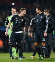 FUSSBALL INTERNATIONAL CHL ACHTELFINALE 12/13:  FC Arsenal London - FC Bayern Muenchen