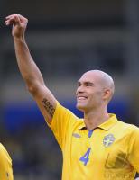 Fussball WM-Qualifikation:   Daniel Majstorovic  (Schweden)