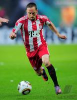 Fussball: DFB Pokal Finale: FC Bayern Muenchen, RIBERY am Ball