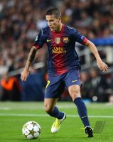 FUSSBALL INTERNATIONAL CHL 12/13: Cristian Tello (Barca)
