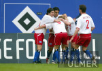 Fussball 1. Bundesliga: Hamburger SV - Dortmund, HSV-Jubel