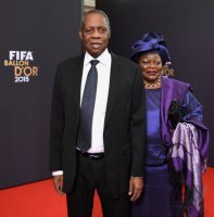Fussball FIFA Ballon d Or 2015: FIFA Interimspraesident HAYATOU (Kamerun, FIFA-Exekutivkomitee und CAF Praesident)