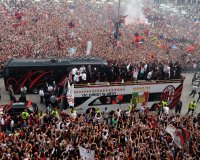 FUSSBALL SERIE A:  Meister 2011  AC Mailand Meisterfeier