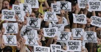 Fussball 1. Bundesliga  2010/2011:  ANTI TSG 1899 Hoffenheim Maezen  Hopp Plakate