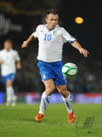 FUSSBALL INTERNATIONAL  EM 2012 - Qualifikation : Antonio CASSANO (Italien)