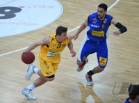 Basketball 1. Bundesliga 14/15 Hauptrunde:  Walter Tigers Tuebingen - Mitteldeutscher BC