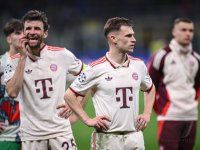 FUSSBALL CHAMPIONS LEAGUE SAISON 24/25
Viertelfinal Rueckspiel, Inter Mailand - FC Bayern Muenchen