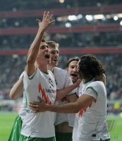 Fussball 1. Bundesliga 10/11:  JUBEL  SV Werder Bremen