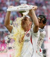 Fussball 1.Bundesliga JUBEL  FC Bayern Muenchen