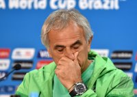 FUSSBALL WM 2014  Achtelfinale PK; Trainer Algerien Vahid Halilhodzic (Bosnien-Herzegowina)