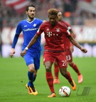 Fussball 1. Bundesliga Saison 15/16: FC Bayern Muenchen - SV Darmstadt 98