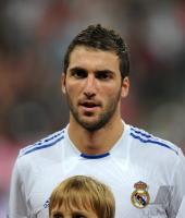 FUSSBALL Testspiel : GONZALO HIGUAIN (Real Madrid)